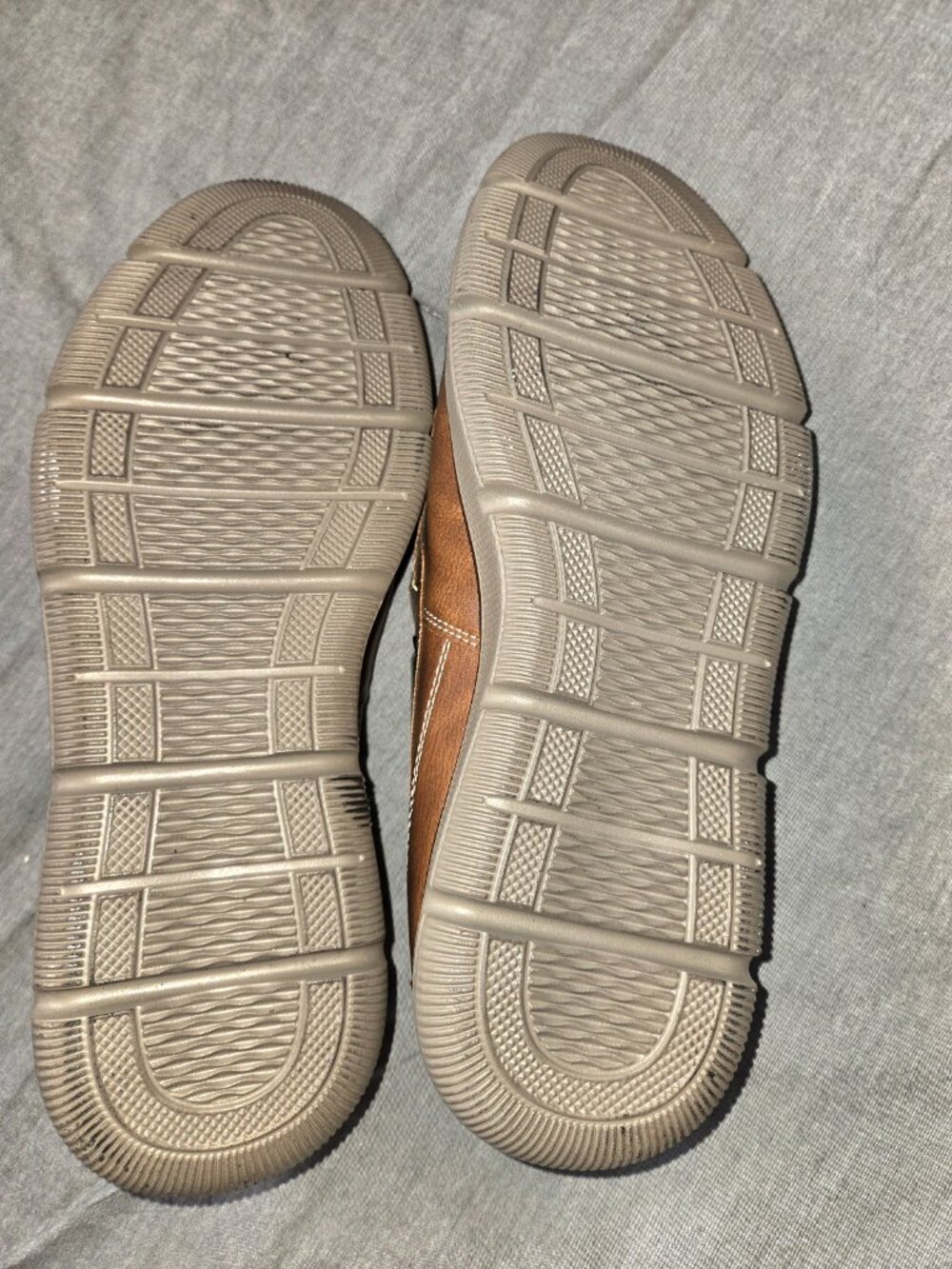 Edition by Forever Link Brown Slip On Loafers Moc Toe Casual Shoes Men's Size 9 - Picture 5 of 5